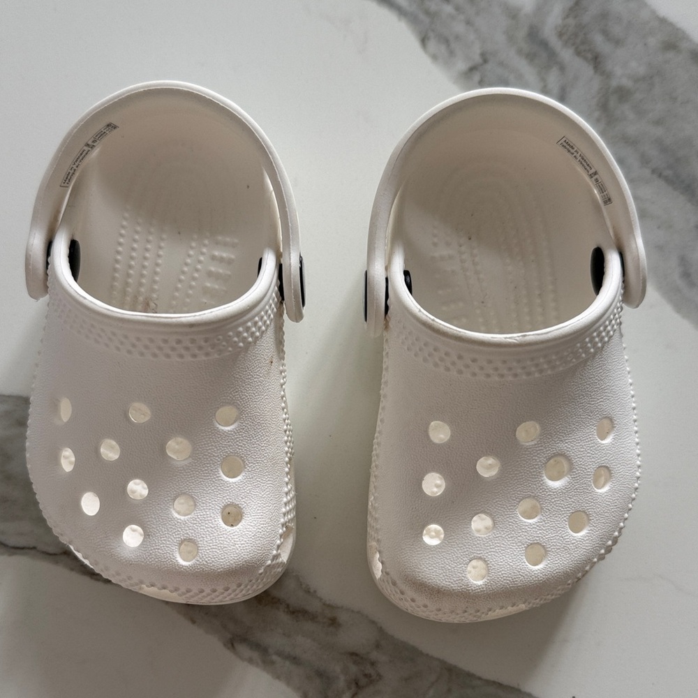 White Crocs Infant/Toddler